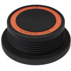 AUDIO TECHNICA – ESTABILIZADOR DE DISCO PARA PLATO GIRATORIO AUDIO TECHNICA AT618A, DE LATON MECANIZADO (NEGRO)