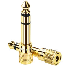 UGREEN ADAPTADOR GOLD ESTEREO JACK 3.5MM H/M JACK 6.3MM 20503