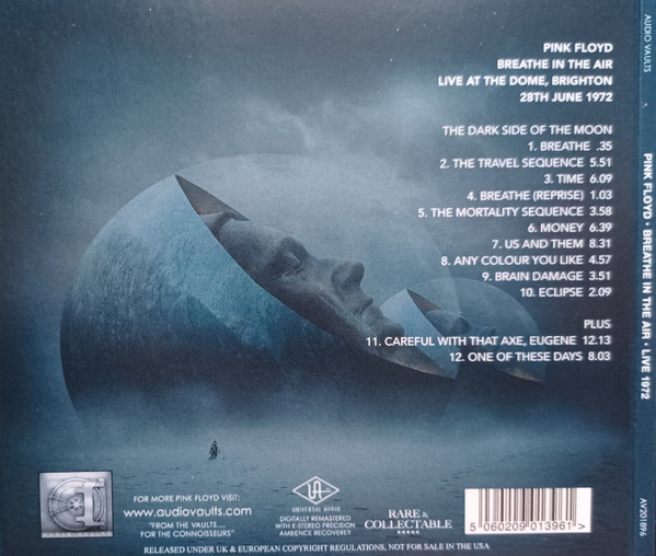 PINK FLOYD BREATH IN THE AIR LIVE AT THE DOME CD MUSICLAND 6