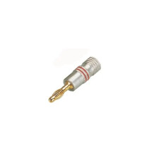 STUDIOMASTER - CG123-R CONECTOR BANANA METAL (ROJO)