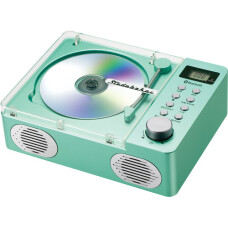 STUDEBAKER – SB3720TE REPRODUCTOR DE CD RETRO BLUETOOTH CON PARLANTES TURQUESA
