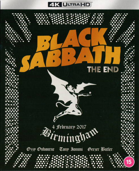 MUSICLAND BLACK SABBATH - THE END (4 FEBRUARY 2017 BIRMINGHAM) - BLU RAY 4K UHD