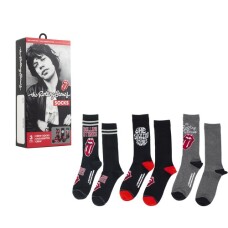 ROLLING STONES - CALCETINES ROLLING STONES 3 PARES TALLA UNICA