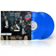 GERSHWIN / CHAILLY / BOLLANI - RHAPSODY IN BLUE VINILO 180GR 2LP AZUL EDICION LIMITADA NUMERADA