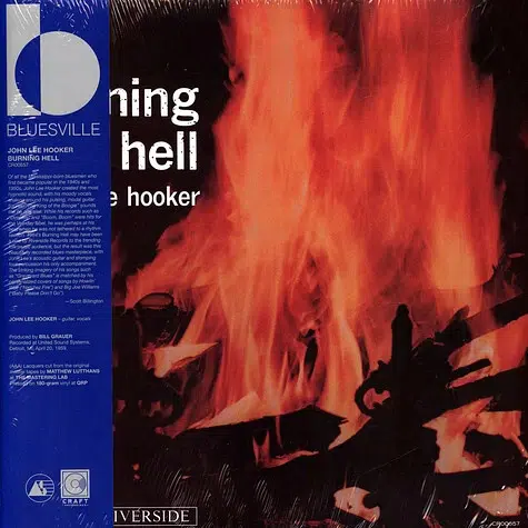 JOHN LEE HOOKER - BURNING HEEL BLUESVILLE - LP MUSICLAND
