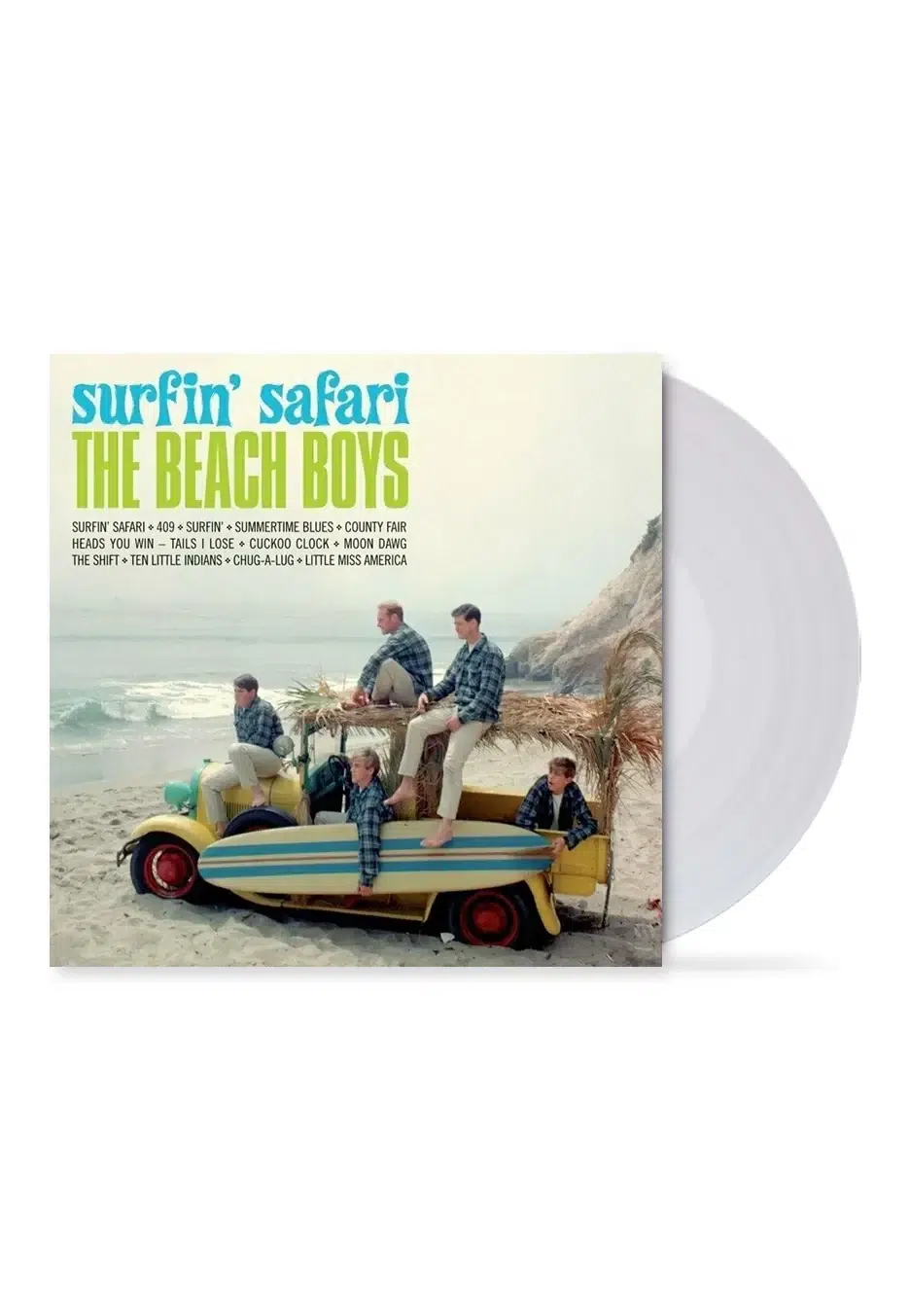 MUSICLAND BEACH BOYS - SURFIN SAFARI VINILO TRANSPARENTE