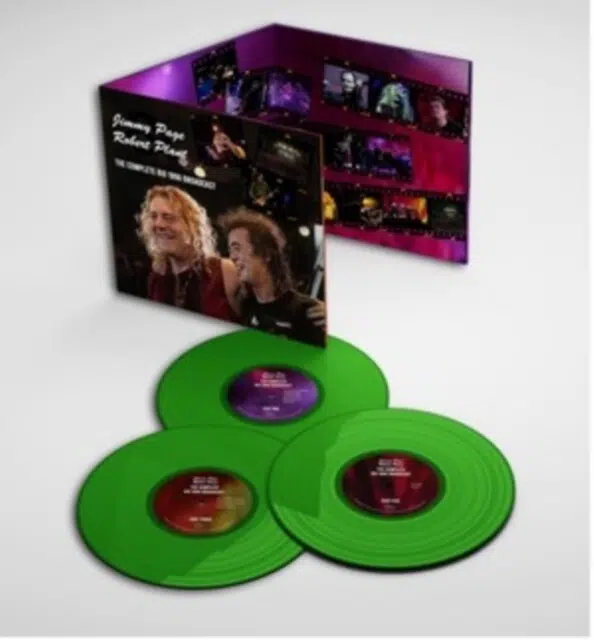 MUSICLAND JIMMY PAGE & ROBERT PLANT - COMPLETE RIO 1996 BROADCAST VINILO 3LP VERDE