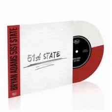 BRYAN ADAMS - 51ST STATE - SINGLE VINILO 7″ ROJO/BLANCO